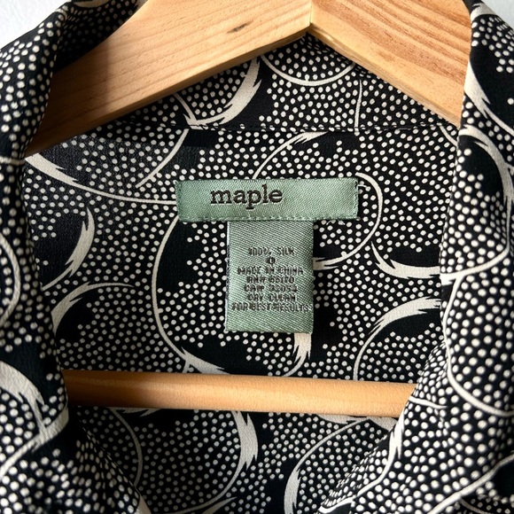 Anthropologie Maple 100% Silk Blouse - Picture 3 of 10